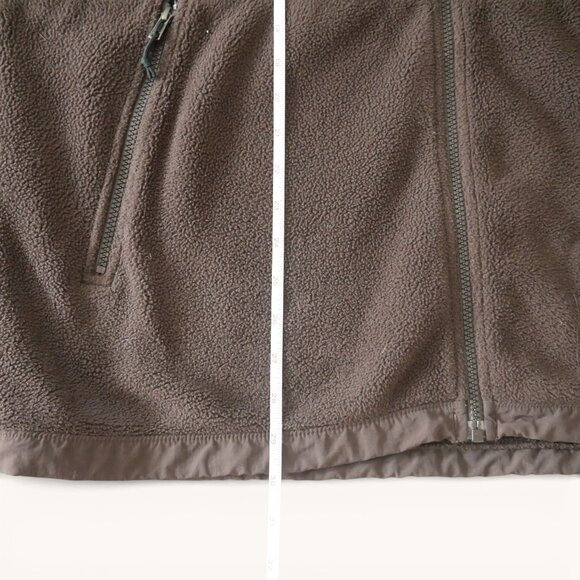 The North Face Men’s XL Denali Brown Fleece Full Zip Jacket - Picture 8 of 10